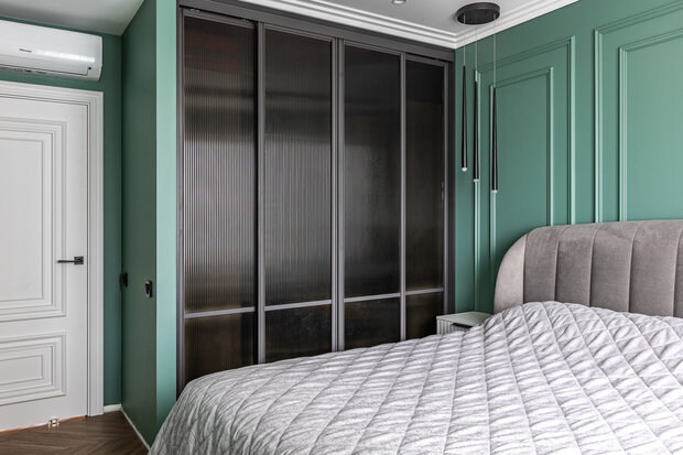 Фотография: Спальня в стиле Классический, Современный, Квартира, Проект недели, 3 комнаты, 60-90 метров – фото на INMYROOM