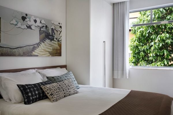 Фотография: Спальня в стиле Современный, Малогабаритная квартира, Квартира, Дома и квартиры – фото на INMYROOM