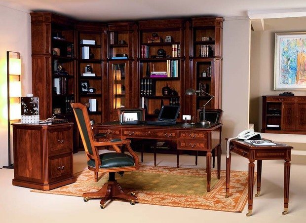Фото из портфолио Inter Classic mobilia элитный кабинет на заказ – фотографии дизайна интерьеров на INMYROOM