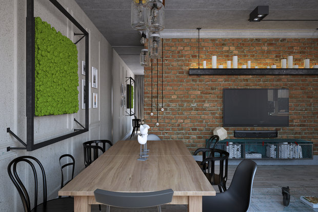 Фотография:  в стиле Лофт – фото на InMyRoom.ru