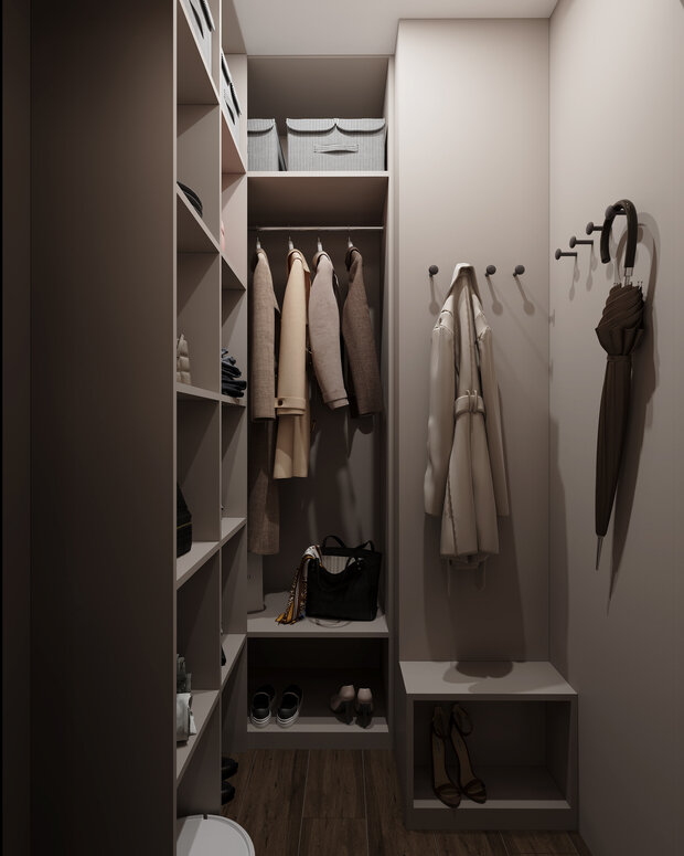 Фото из портфолио Проект квартиры для семьи с детьми – фотографии дизайна интерьеров на INMYROOM