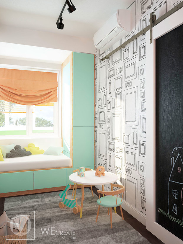 Фото из портфолио Smart-квартира в скандинавском стиле – фотографии дизайна интерьеров на INMYROOM