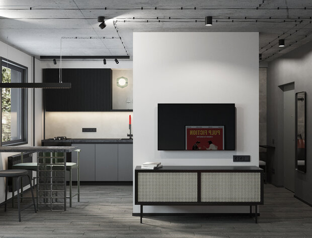 Фото из портфолио 30м2 в старом фонде – фотографии дизайна интерьеров на INMYROOM