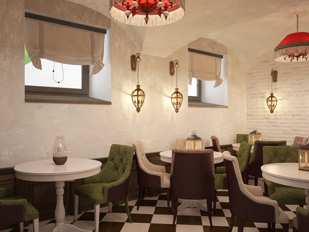 Фото из портфолио Уютная кофейня – фотографии дизайна интерьеров на INMYROOM