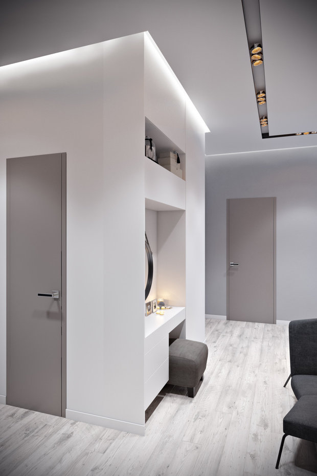 Фото из портфолио Монохромная элегия – фотографии дизайна интерьеров на INMYROOM