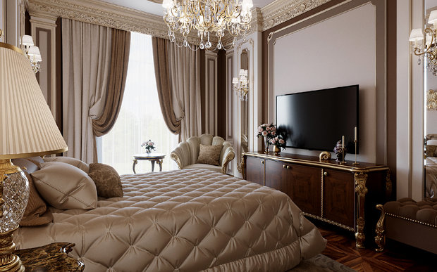 Фото из портфолио ЖК Русский Авангард, 295 кв.м., полудрагоценные полы, стены с золотыми вставками – фотографии дизайна интерьеров на INMYROOM