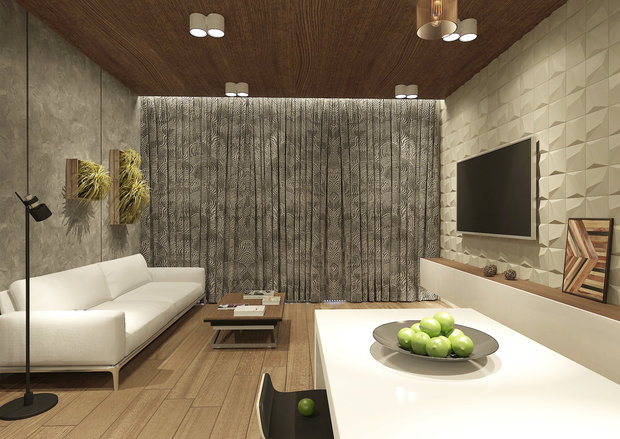 Фото из портфолио Neat Area 56m2 – фотографии дизайна интерьеров на INMYROOM