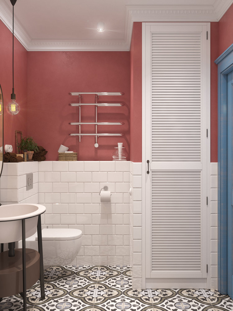 Фотография: Ванная в стиле Современный, Эклектика, Квартира, Проект недели, Санкт-Петербург, Cubiq Studio, Монолитный дом, 1 комната, 40-60 метров, ЖК «Николаевский Ансамбль» – фото на INMYROOM Фотография: Ванная в стиле Современный, Эклектика, Квартира, Проект недели, Санкт-Петербург, Cubiq Studio, Монолитный дом, 1 комната, 40-60 метров, ЖК «Николаевский Ансамбль» – фото на INMYROOM