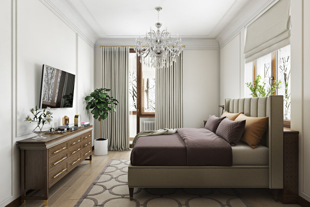 Фото из портфолио Проект медовый – фотографии дизайна интерьеров на INMYROOM