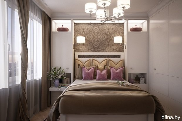 Фото из портфолио ЖАСМИН - спальня 11 м2 – фотографии дизайна интерьеров на INMYROOM