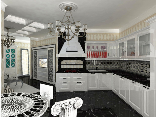 Фото из портфолио Квартира в ЖК Эдельвейс 150кв.м. – фотографии дизайна интерьеров на INMYROOM