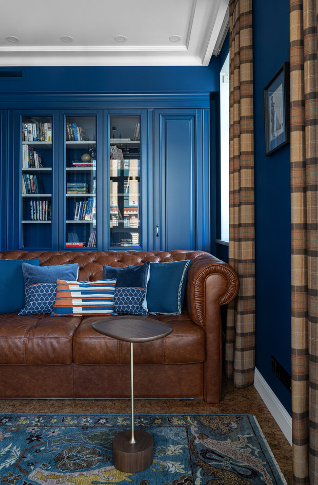 Фотография: Гостиная в стиле Современный, Эклектика, Проект дня, Москва, 4 и больше, Более 90 метров, Мастерская комфорта – фото на INMYROOM