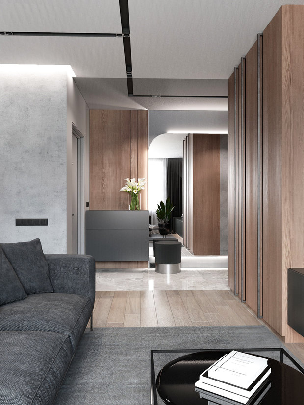 Фото из портфолио Квартира на Уральской 96,0 м2 – фотографии дизайна интерьеров на INMYROOM