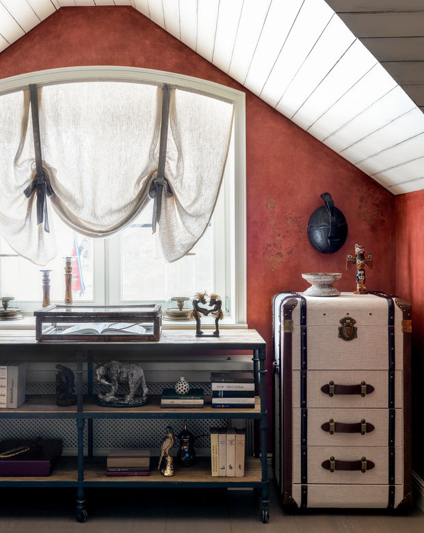 Фотография: Кабинет в стиле Лофт, Прованс и Кантри, Эклектика, Дом, Особняк, Московская область, 4 и больше, Более 90 метров, Дарья Мисюра, Эксклюзивные проекты – фото на INMYROOM