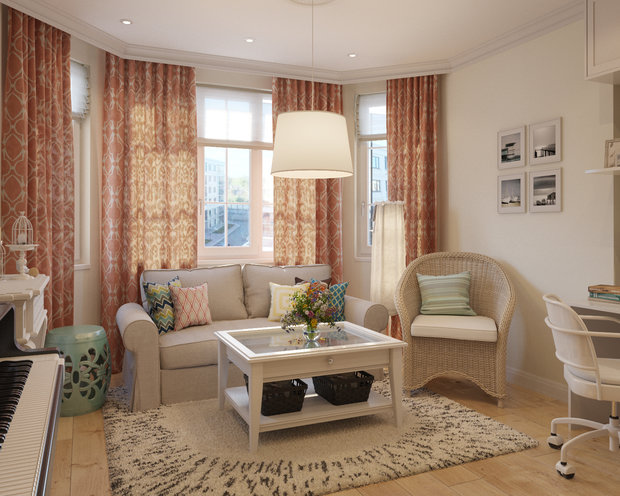 Фотография: Гостиная в стиле Скандинавский – фото на INMYROOM