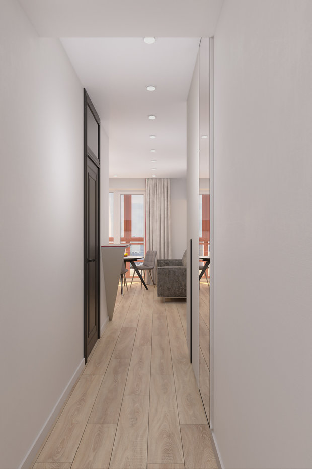 Фото из портфолио Дизайн проект 2-х комнатной квартиры "СОЛНЕЧНЫЙ ЗАКАТ" – фотографии дизайна интерьеров на INMYROOM