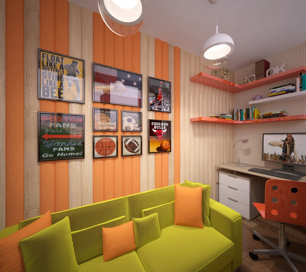 Фото из портфолио Балкон в квартире 68 кв.м. в г.Ханты-Мансийск – фотографии дизайна интерьеров на INMYROOM