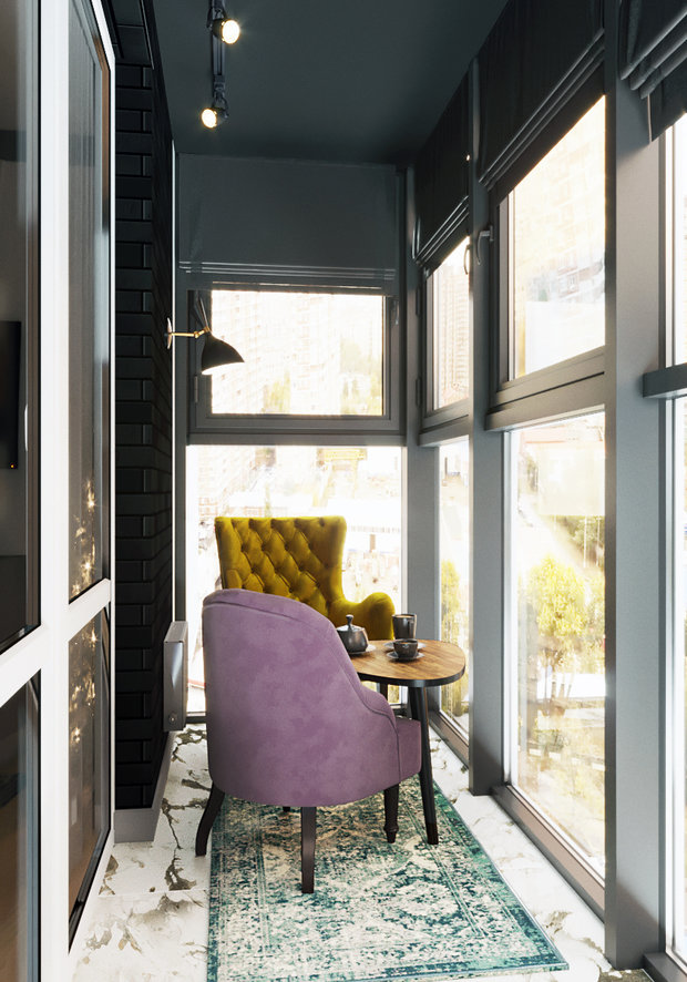 Фото из портфолио Трёхкомнатная квартира на Гаражной – фотографии дизайна интерьеров на INMYROOM