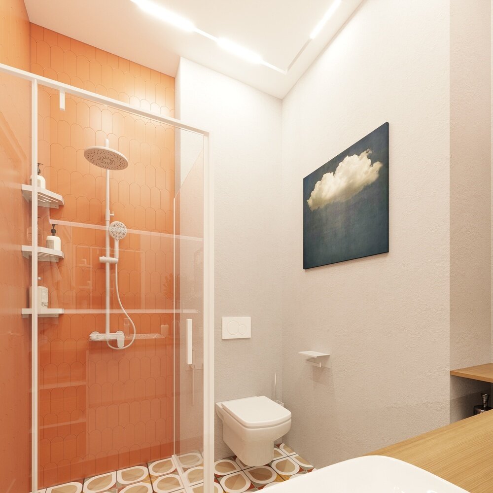 Фотография: Ванная в стиле Современный, Малогабаритная квартира, Квартира, Проект недели, Москва, Марина Саркисян, 3 комнаты, до 40 метров, 40-60 метров – фото на INMYROOM Фотография: Ванная в стиле Современный, Малогабаритная квартира, Квартира, Проект недели, Москва, Марина Саркисян, 3 комнаты, до 40 метров, 40-60 метров – фото на INMYROOM