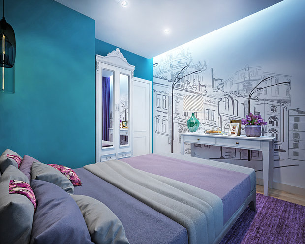 Фото из портфолио Лавандовое королевство – фотографии дизайна интерьеров на INMYROOM