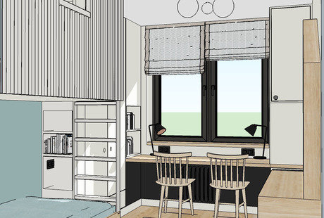 Трехкомнатная квартира для семьи с ребенком