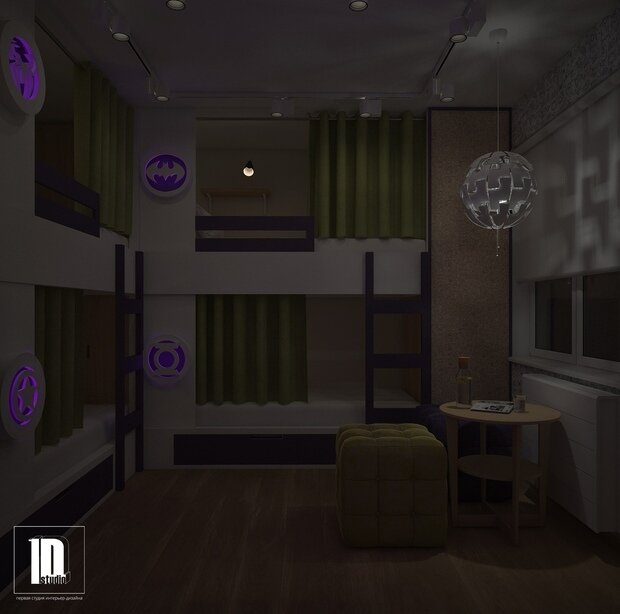 Фото из портфолио Хостел "Инжир" – фотографии дизайна интерьеров на INMYROOM