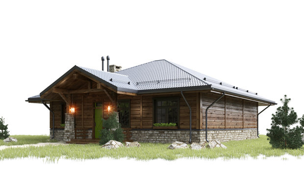 Фото из портфолио Home in the Woods дома – фотографии дизайна интерьеров на INMYROOM