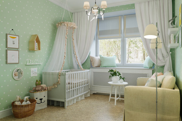 Фотография: Детская в стиле Прованс и Кантри, Современный, Квартира, Проект недели, Санкт-Петербург, Светлана Гаврилова, Монолитный дом, 2 комнаты, 40-60 метров – фото на INMYROOM