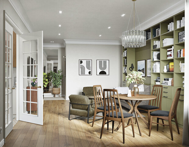 Фото из портфолио Октябрьская – фотографии дизайна интерьеров на INMYROOM