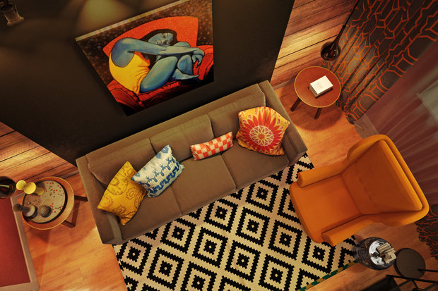 Фото из портфолио "Апельсин в тёплых лапах" – фотографии дизайна интерьеров на INMYROOM