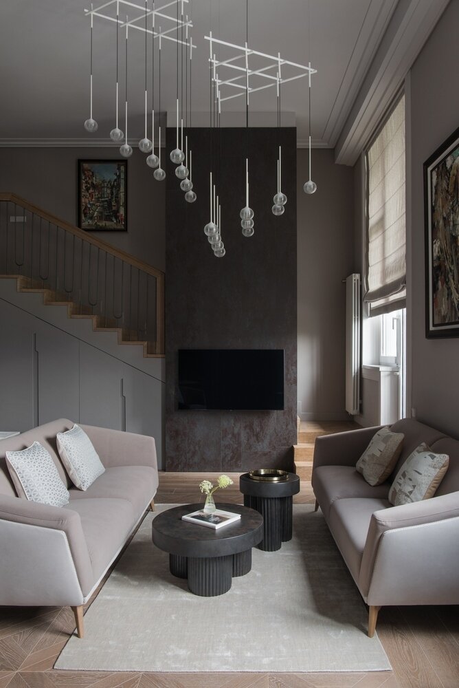 Фотография: Гостиная в стиле Современный, Квартира, Проект недели, Москва, Монолитный дом, 3 комнаты, 60-90 метров, Ирина Ковецкая – фото на INMYROOM Фотография: Гостиная в стиле Современный, Квартира, Проект недели, Москва, Монолитный дом, 3 комнаты, 60-90 метров, Ирина Ковецкая – фото на INMYROOM