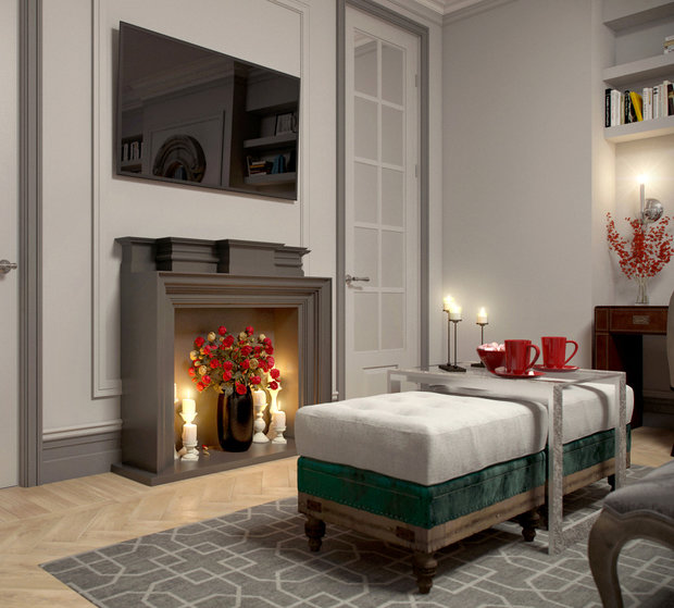 Фото из портфолио Лейнхаус в поселке Ильинка – фотографии дизайна интерьеров на INMYROOM