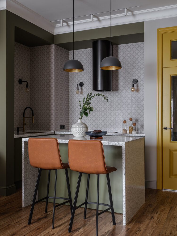 Фотография: Кухня и столовая в стиле Современный, Квартира, Проект недели, Москва, Монолитный дом, 4 и больше, Более 90 метров, Кристина Чернова – фото на INMYROOM Фотография: Кухня и столовая в стиле Современный, Квартира, Проект недели, Москва, Монолитный дом, 4 и больше, Более 90 метров, Кристина Чернова – фото на INMYROOM