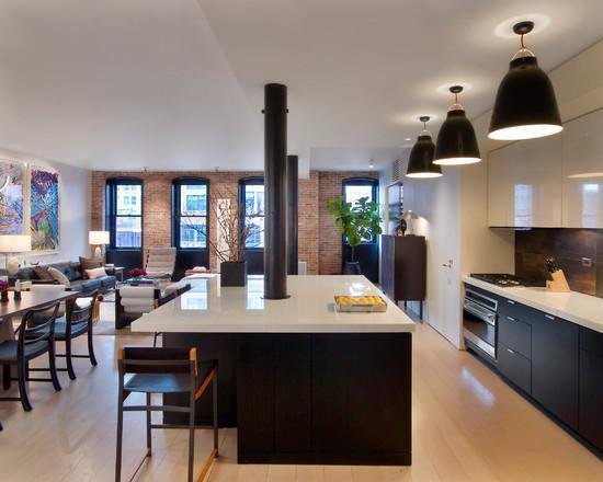 Фото из портфолио Кухня - гостиная – фотографии дизайна интерьеров на INMYROOM