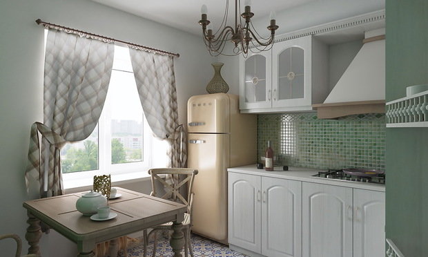 Фото из портфолио Традиционная кухня с фигурной плиткой. – фотографии дизайна интерьеров на INMYROOM