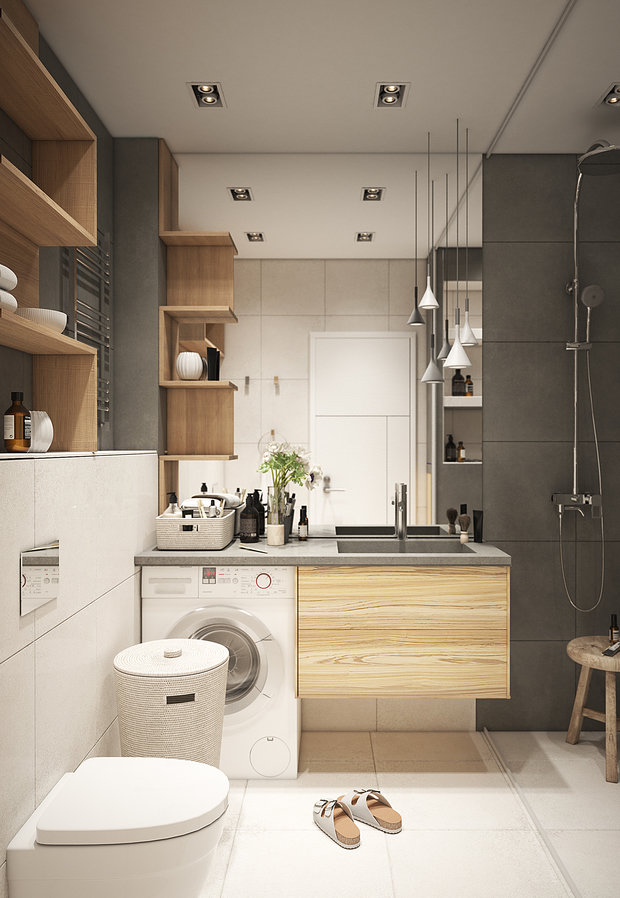 Фото из портфолио ЖК Сампо 40м² – фотографии дизайна интерьеров на INMYROOM