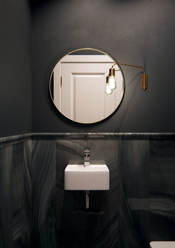 Фотография: Ванная в стиле Минимализм, Современный, Эклектика, Квартира, Проект недели, Московская область, 2 комнаты, 60-90 метров, Монолитно-кирпичный, Павел Науменко – фото на INMYROOM Фотография: Ванная в стиле Минимализм, Современный, Эклектика, Квартира, Проект недели, Московская область, 2 комнаты, 60-90 метров, Монолитно-кирпичный, Павел Науменко – фото на INMYROOM