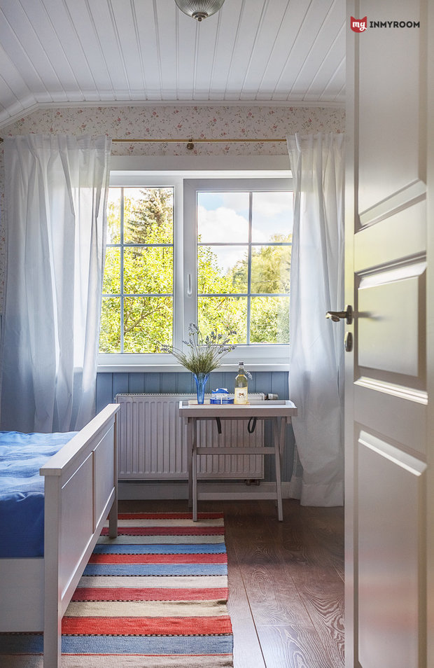 Фотография: Спальня в стиле Прованс и Кантри, Проект недели, Дача, Подмосковье, Дом и дача, Московская область, Кратово, 4 и больше – фото на INMYROOM