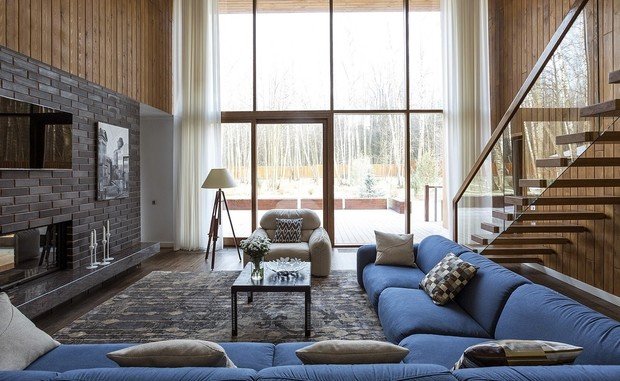 Фото из портфолио Современный частный дом в Подмосковье – фотографии дизайна интерьеров на INMYROOM