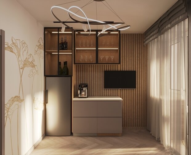 Фото из портфолио Кухня с золотыми акцентами – фотографии дизайна интерьеров на INMYROOM