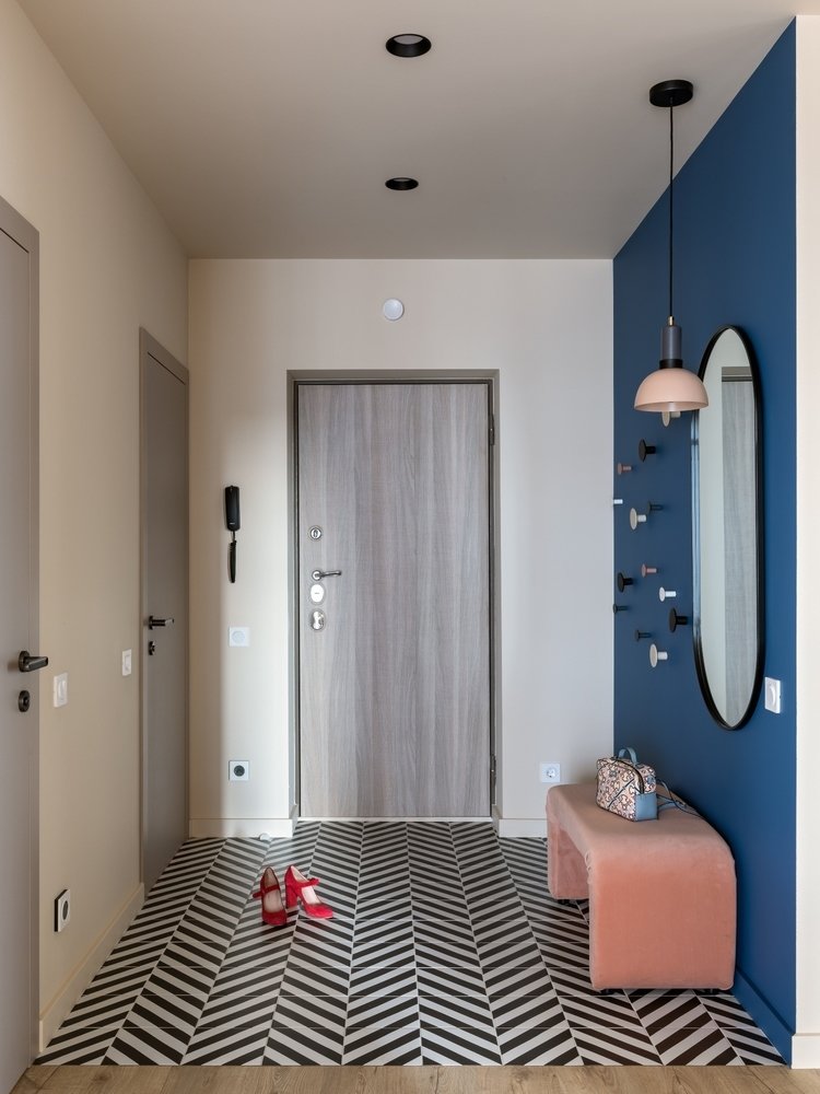 Фотография: Прихожая в стиле Современный, Эклектика, Квартира, Проект недели, Минск, 4 и больше, 60-90 метров, Екатерина Успенская – фото на INMYROOM