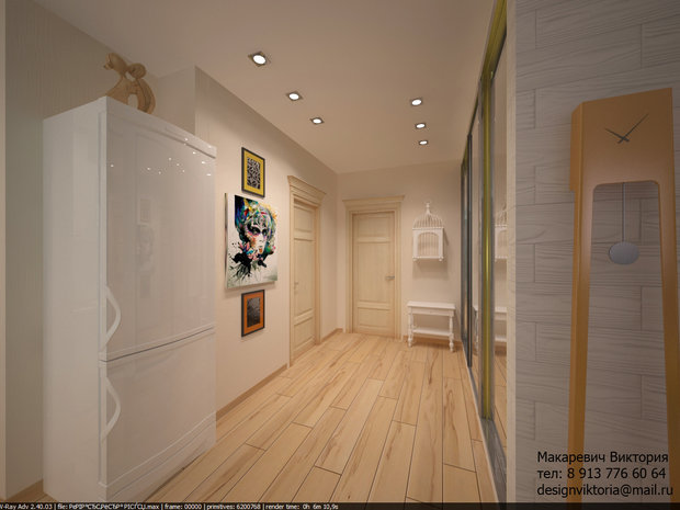 Фото из портфолио Квартира 45 кв.м. на Романова – фотографии дизайна интерьеров на INMYROOM