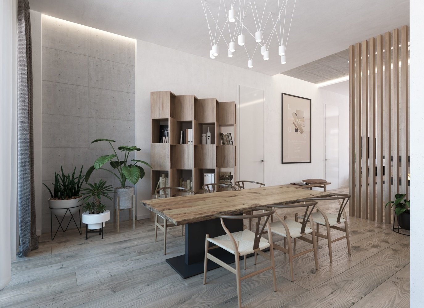 Фотография: Кухня и столовая в стиле Минимализм, Эко, Квартира, Проект недели, Московская область, Королев, Монолитный дом, 4 и больше, Более 90 метров, «Ригель и Балка» – фото на INMYROOM Фотография: Кухня и столовая в стиле Минимализм, Эко, Квартира, Проект недели, Московская область, Королев, Монолитный дом, 4 и больше, Более 90 метров, «Ригель и Балка» – фото на INMYROOM