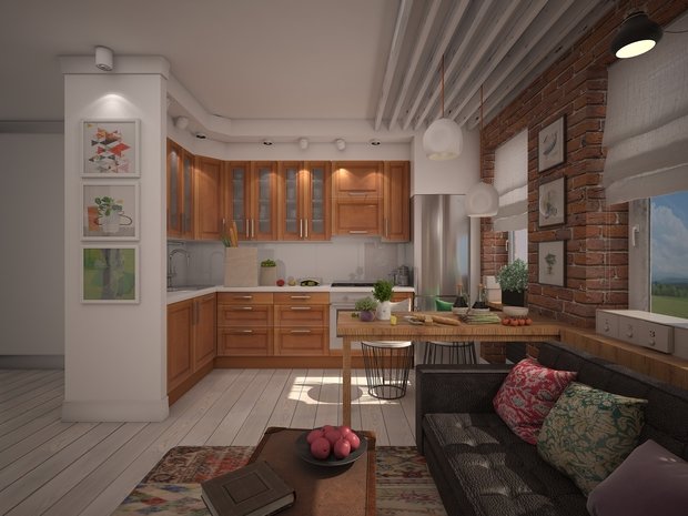 Фото из портфолио Квартира в Коммунарке – фотографии дизайна интерьеров на INMYROOM