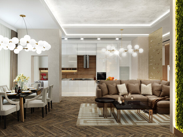 Фото из портфолио квартира с фитостеной – фотографии дизайна интерьеров на INMYROOM