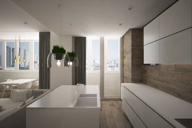 Фото из портфолио Воздух и дерево – фотографии дизайна интерьеров на INMYROOM