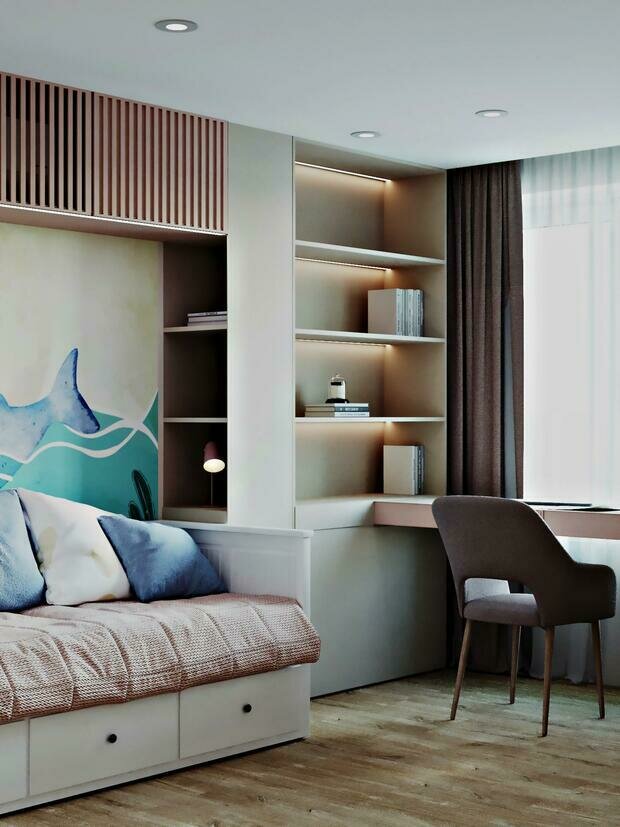 Фото из портфолио Квартира 60м2 в Новороссийске – фотографии дизайна интерьеров на INMYROOM