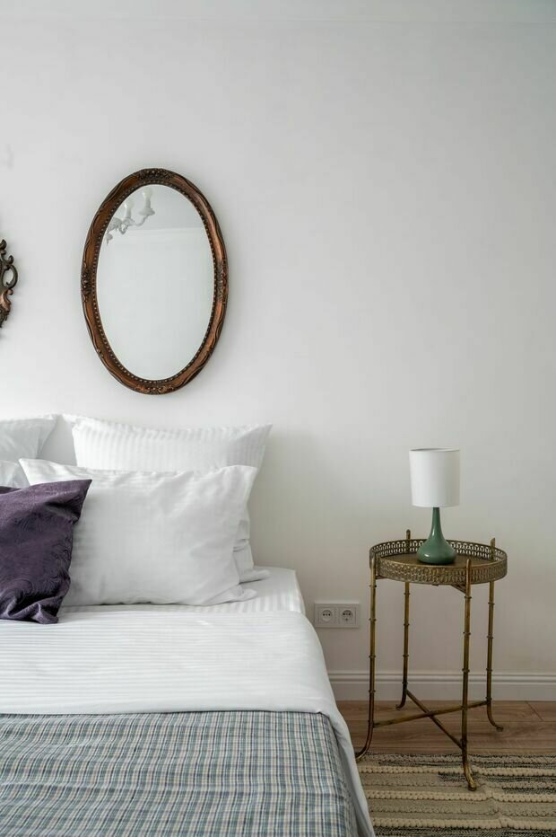 Фотография: Спальня в стиле Скандинавский, Современный, Эклектика, Минимализм, Проект недели, 2 комнаты, 40-60 метров – фото на INMYROOM