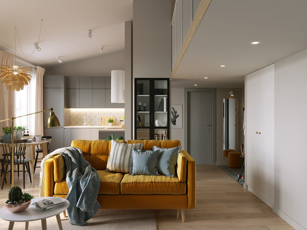 Фото из портфолио 2-х уровневая квартира_СПБ – фотографии дизайна интерьеров на INMYROOM