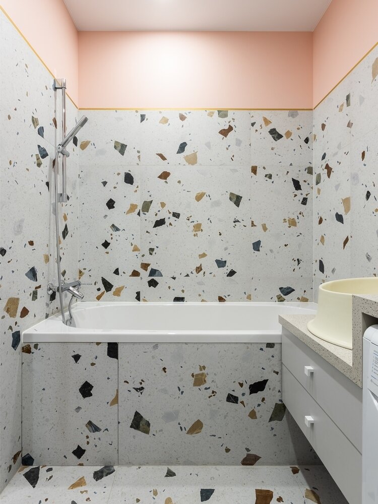 Фотография: Ванная в стиле Современный, Квартира, Проект недели, 1 комната, 40-60 метров, Саратов, Mikhailova Design, Мария Михайлова – фото на INMYROOM Фотография: Ванная в стиле Современный, Квартира, Проект недели, 1 комната, 40-60 метров, Саратов, Mikhailova Design, Мария Михайлова – фото на INMYROOM